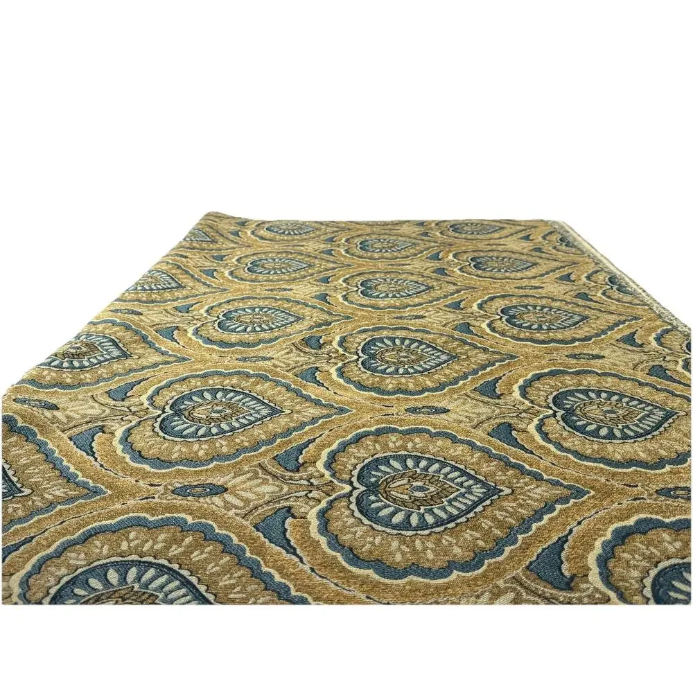 Beautiful Luxury Tapestry Printed Textile Fabric Decor Wall Table Bed Green Blue